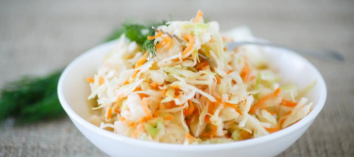 KOOLSLA MET Danone-SAUS - Coleslaw à la sauce velouté